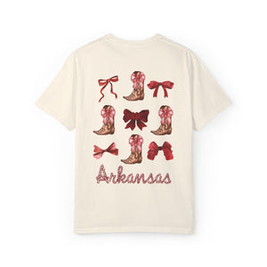 Arkansas Bows & Boots Unisex Garment-Dyed T-shirt