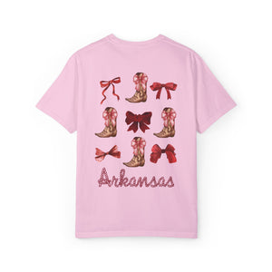 Arkansas Bows & Boots Unisex Garment-Dyed T-shirt