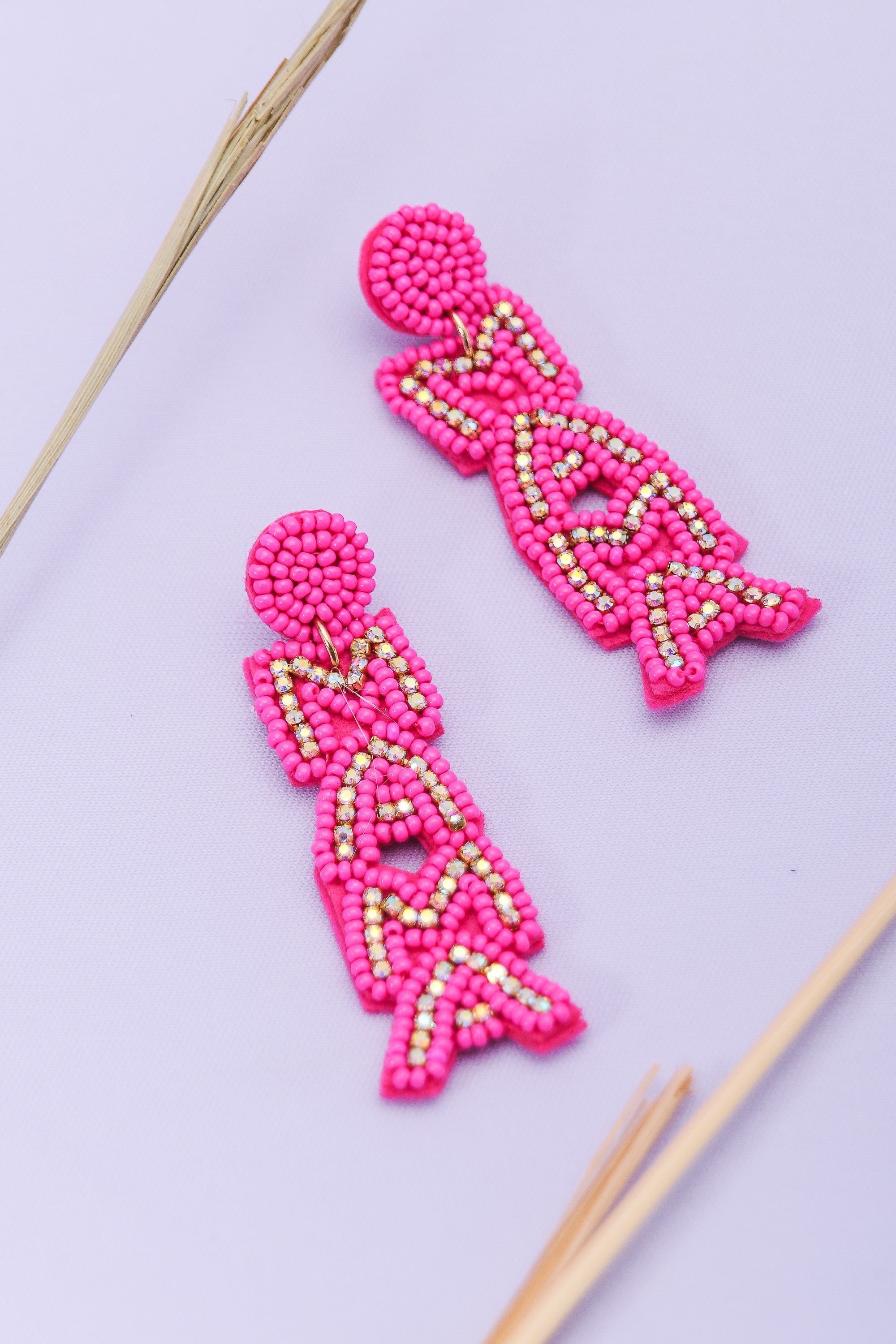 Mama Beaded Earrings