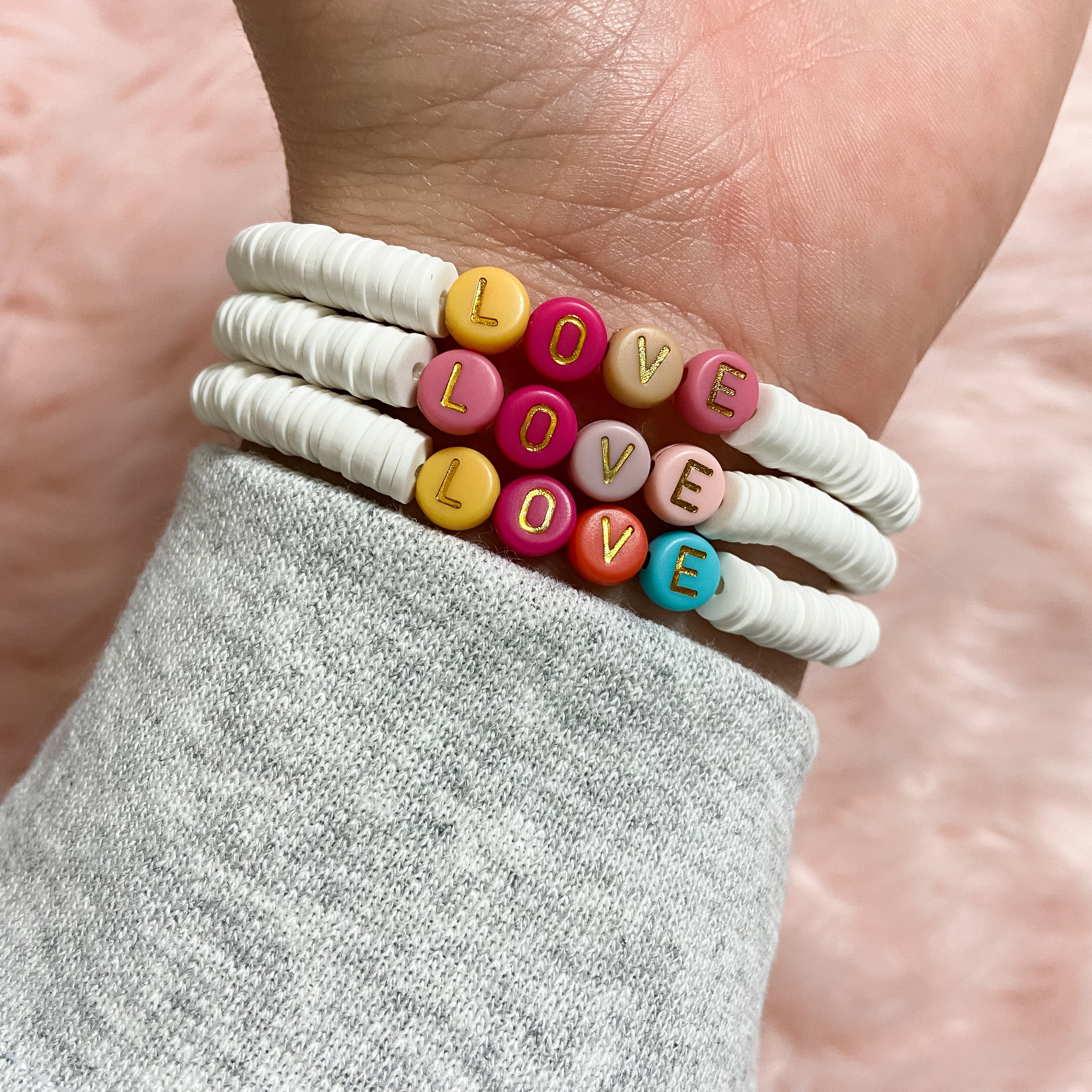 Multicolor LOVE bracelet